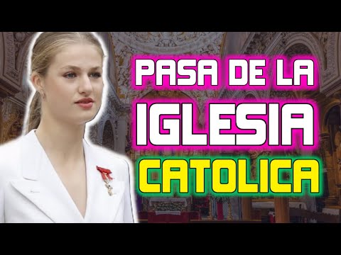 Leonor PASA DE IR A MISA e INCOMODA a los ALTOS CARGOS de la IGLESIA por su POCA IMPLICACION