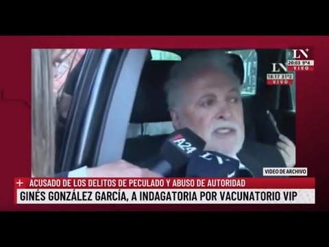 Vacunatorio VIP: Ginés González García a indagatoria