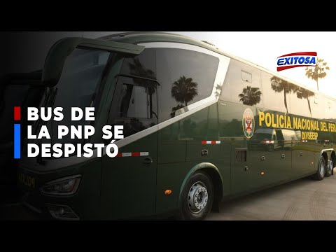??San Juan de Miraflores I Bus de la PNP se despistó en trágico accidente que dejó un muerto