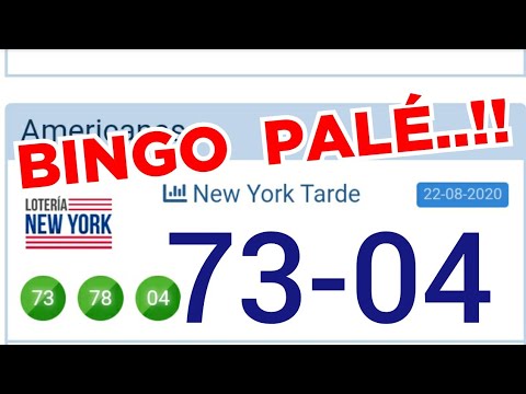 RESULTADOS de HOY...!! BINGO hoy (( 73-04 )) PALÉ hoy/ loteria NEW YORK TARDE/ GANAR LAS LOTERIA HOY