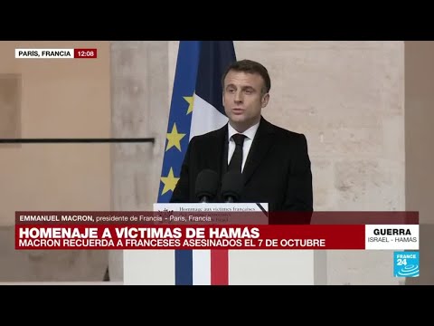 Emmanuel Macron: Francia rechaza el espíritu de muerte que nutre a los terroristas