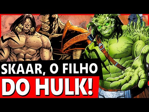 A história completa de Skaar, o poderoso filho do Hulk!