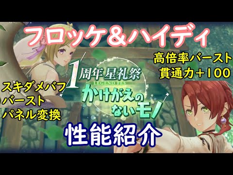 【レスレリ】フロッケ＆ハイディ【性能紹介】