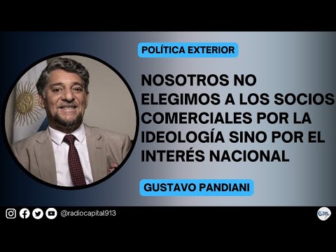 Gustavo Martínez Pandiani: El mundo real se maneja por intereses y no por caprichos