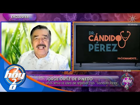 Jorge Ortíz de Pinedo confirma el regreso de 'Dr. Ca?ndido Pe?rez' de la mano de Arath de la Torre