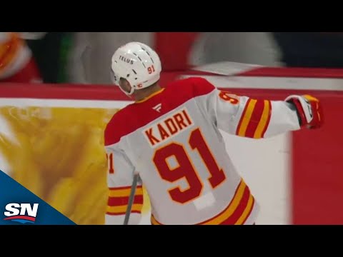 Flames Nazem Kadri Snipes One-Timer For First Goal Of Season