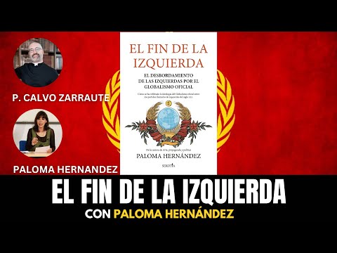 P. Gabriel Calvo Zarraute en el Fin de la izquierda con Paloma Hernández