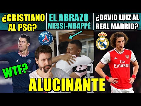 ?MBAPPÉ DA BIENVENIDA a MESSI - PSG PIENSA en CRISTIANO RONALDO - ¿DAVID LUIZ al REAL MADRID