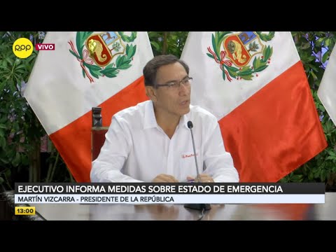 EN VIVO | ¡Martín Vizcarra se pronuncia! Van 5 fallecidos por coronavirus en Perú