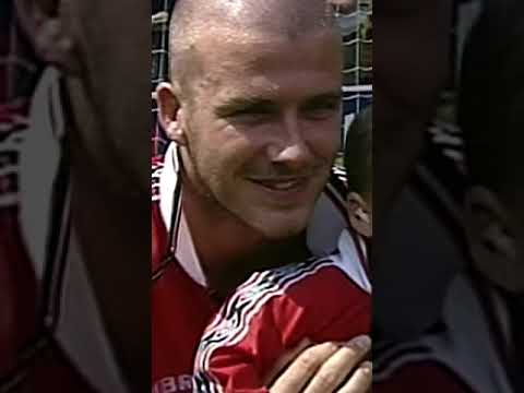 ¡LEYENDA TOTAL! David Beckham hacía estas cositas en el Manchester United | #Shorts