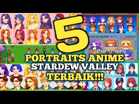 5PortraitsAnimeStardewVall