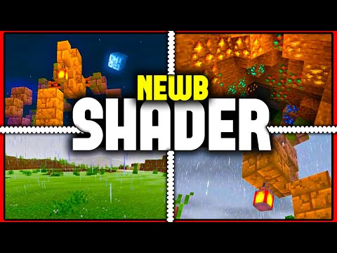 Descubre la VERSIÓN OCULTA de los NEWB SHADERS | El NUEVO Y MEJOR SHADER Para Minecraft Pe 1.20