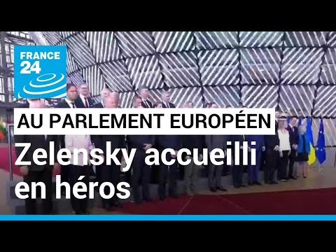 Zelensky au Parlement européen : nous nous défendons, nous vous défendons • FRANCE 24