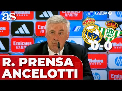 ANCELOTTI | RUEDA PRENSA completa ADIÓS de KROOS tras el REAL MADRID 0 BETIS 0 hoy