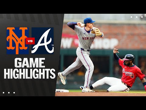 Mets vs. Braves Game Highlights (8/22/25) | MLB Highlights