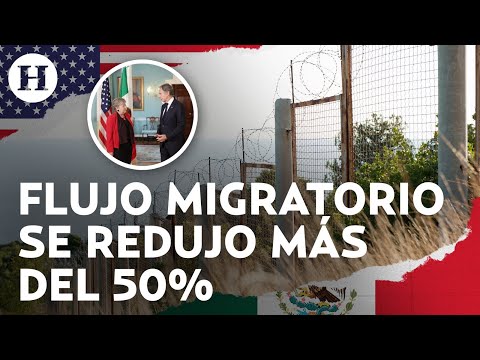 ¡Más unidos que nunca! México y EU celebran la disminución de migrantes en la frontera