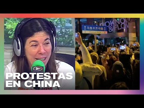 China reprime y censura las protestas por Covid cero: Salvador Marinaro desde Shangai | #DeAcáEnMás