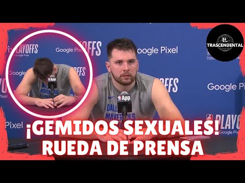 GEMIDOS DURANTE LA RUEDA DE PRENSA DE LUKA DONCIC