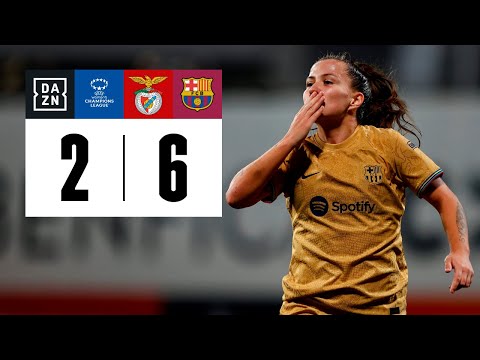 Benfica vs FC Barcelona (2-6) | Resumen y goles | UEFA Women's Champions League 2022-23