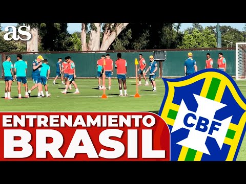 ENTRENAMIENTO de BRASIL antes de enfrentarse a COLOMBIA | COPA AMÉRICA 2024