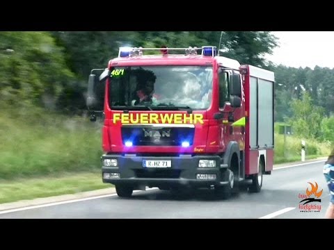 TSF-W + MZF FF Hauzendorf + MZF FF Bernhardswald + TLF 16/24-Tr FF Nittenau
