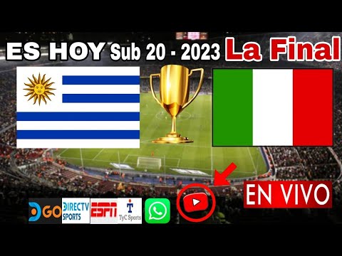 Uruguay vs. Italia en vivo, donde ver, a que hora juega Uruguay vs. Italia La Final Sub 20 - 2023