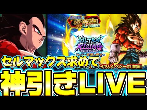 セルマックス演出求めてULTRAベジータ4神引きライブ【ドラゴンボールレジェンズ】【DRAGON BALL legends】