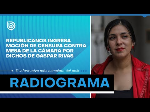 Republicanos ingresa moción de censura contra mesa de la Cámara por dichos de Gaspar Rivas