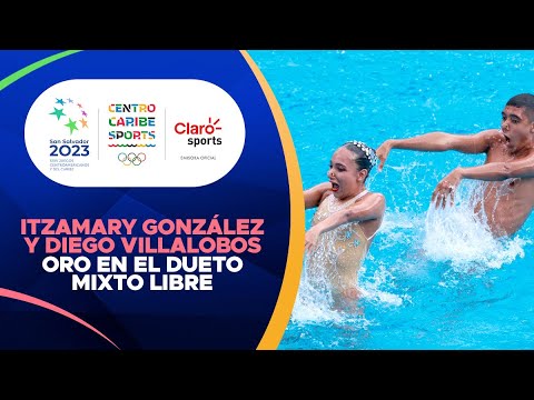 Itzamary González y Diego Villalobos obtienen el oro en el dueto mixto libre