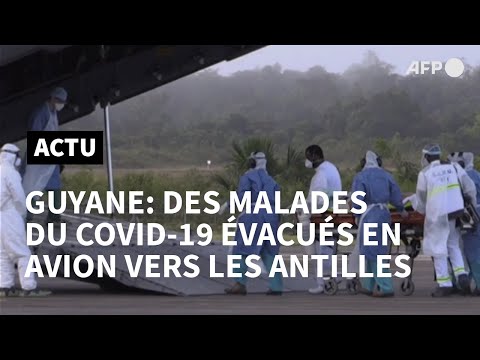 Guyane: première évacuation à bord d'un A400M de patients Covid-19 vers les Antilles | AFP