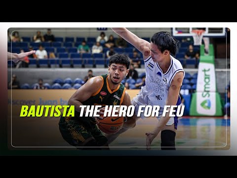 UAAP: Bautista shines in the clutch, powers FEU past Adamson in OT