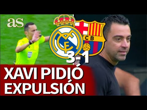 REAL MADRID 3 - FC BARCELONA 1 | ¿POR QUÉ pidió XAVI la ROJA a VINICIUS en EL CLÁSICO? | AS