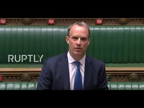 LIVE: UK Foreign Secretary Raab stands in for Boris Johnson at PMQs