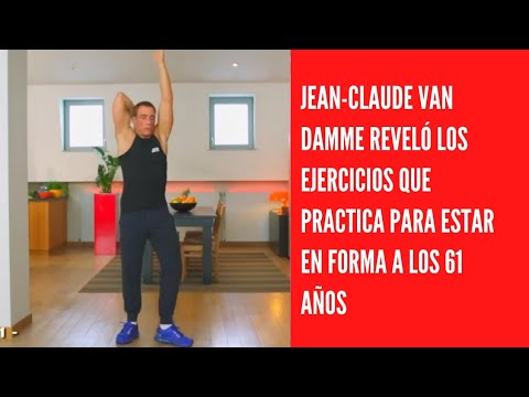 Jean-Claude Van Damme reveló los ejercicios que practica para estar en forma a los 61 años