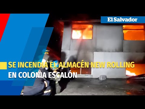 Se incendia el almacén New Rolling en colonia Escalón