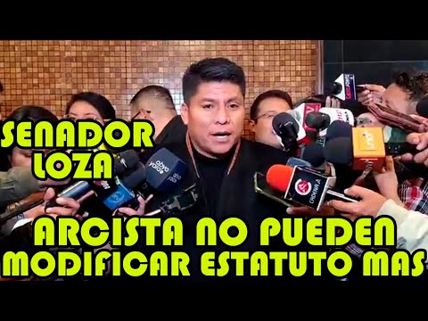SENADOR LOZA DICE NO HAY FORMA DE RECONOCER CONGRESO ARCISTA DE LA CIUDAD DEL ALTO..