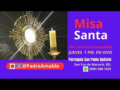 Santa Misa de hoy jueves 29 de febrero 2024, POR LAS CAUSAS IMPOSIBLES