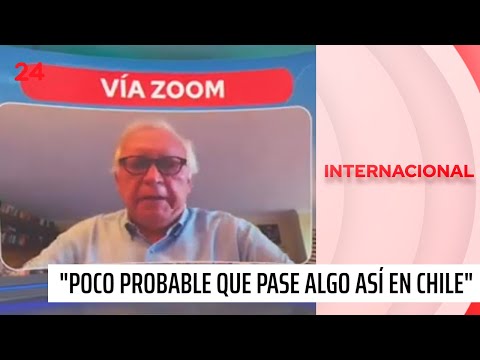 Jorge Burgos, ex embajador en Ecuador: Es poco probable que en Chile pase algo así | 24 Horas TVN