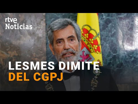LESMES renuncia ante la INDIFERENCIA del GOBIERNO y el PP de renovar el CGPJ I RTVE Noticias