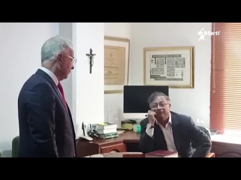 Info Martí | Los adversarios políticos colombianos Uribe y Petro mantienen diálogo