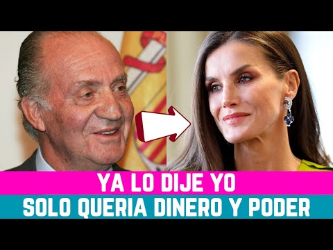 JUAN CARLOS I avisó LETIZIA quería DINERO y PODER desde la UNIVERSIDAD no ESTABA ENAMORADA