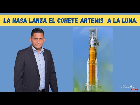 La NASA lanza el cohete Artemis a la Luna.