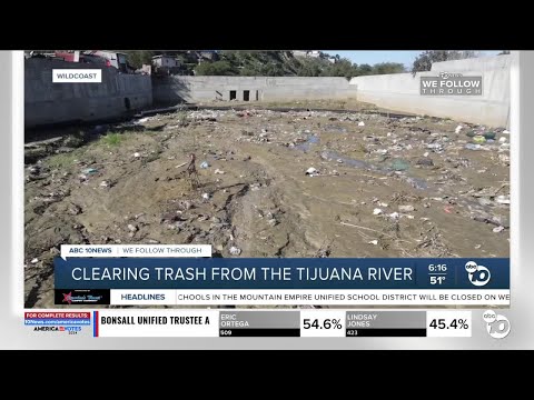 Local nonprofit group continues work to clear trash from Tijuana River