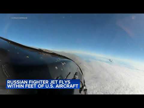 Russian jet comes within 50 feet of US fighter off coast of Alaska