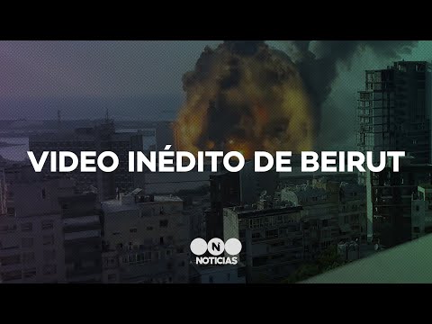 Video inédito de la EXPLOSIÓN en BEIRUT: documento del HORROR - Telefe Noticias