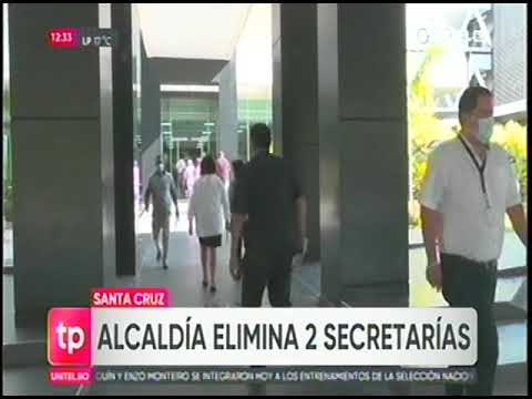 28092024 ALCALDÍA ELIMINA DOS SECRETARÍAS MUNICIPALES EN SU PLAN DE AJUSTE UNITEL