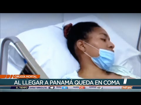 Joven panameña casi pierde la vida tras una cirugía estética en Colombia