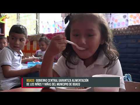Niños y niñas de Boaco tienen garantizada su merienda escolar - Nicaragua