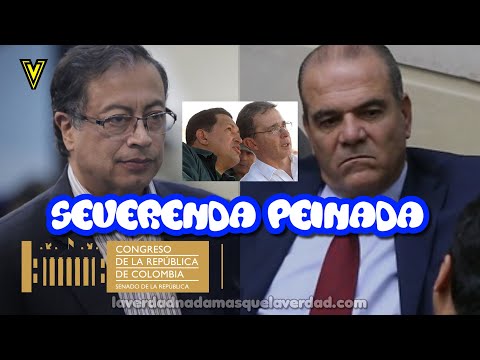 PETRO LE PEGO SEVERENDA PEINADA A CARLOS FELIPE MEJÍA  EL BULLDOG DE URIBE