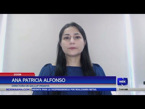 Ana Patricia Alonso de GALLUP PANAMA? analiza las encuestas en la poblacio?n para septiembre